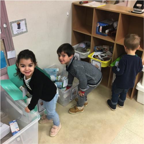 Apprentissage du tri TPS/PS